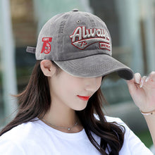 Load image into Gallery viewer, Alphabet Embroidered Peaked Cap
