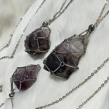 Load image into Gallery viewer, Crystal Stone Holder Necklace
