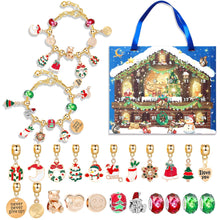 Load image into Gallery viewer, DIY 24 Days Christmas Countdown Calendar Bracelets Set
