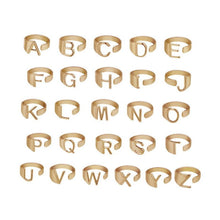 Load image into Gallery viewer, Initial A-Z Letter Ring
