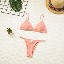 Load image into Gallery viewer, Solid Color Bikini Set
