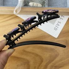 Load image into Gallery viewer, Three Flower Side Hair Clip
