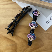 Load image into Gallery viewer, Three Flower Side Hair Clip
