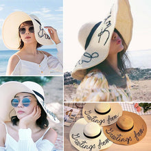 Load image into Gallery viewer, Summer Beach Wide Brim Sun Hats, UPF 50+

