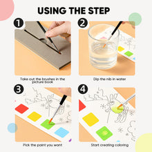 Load image into Gallery viewer, Pocket Watercolor Painting Book
