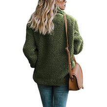 Load image into Gallery viewer, Warm Plush Coat Lapel Jacket

