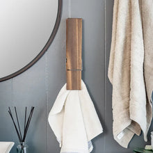 Load image into Gallery viewer, Clothespin Bathroom Towel Holder
