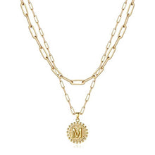 Load image into Gallery viewer, Gold Initial Necklaces for Women
