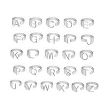 Load image into Gallery viewer, Initial A-Z Letter Ring
