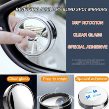 Load image into Gallery viewer, 360° Rotation Car Reversing Small Round Mirrors (2pcs)
