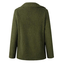 Load image into Gallery viewer, Warm Plush Coat Lapel Jacket
