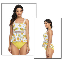 Load image into Gallery viewer, Sexy Mesh Lotus Leaf Skirt May Swimsuit

