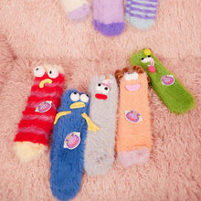 Load image into Gallery viewer, Coral velvet three-dimensional quirky socks
