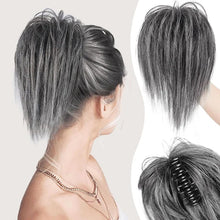 Load image into Gallery viewer, Messy Ponytail Clip Extends Hair
