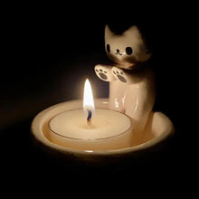 Load image into Gallery viewer, Cute Cat Candle Holder
