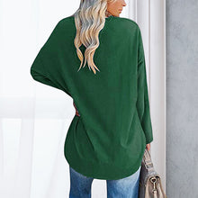 Load image into Gallery viewer, V Neck Drop Sleeve T-Shirt
