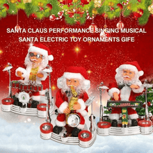Load image into Gallery viewer, Santa Claus Band Christmas Electronic Music Toy
