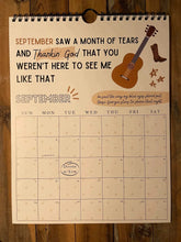 Load image into Gallery viewer, 2024 TS Lyrics Calendar
