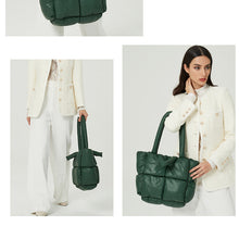 Load image into Gallery viewer, Women Padded Quilted Handbag
