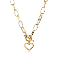 Load image into Gallery viewer, Thick Chain Toggle Clasp Necklace
