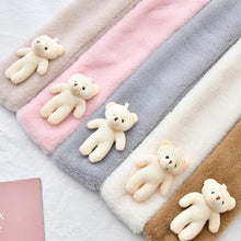 Load image into Gallery viewer, Cute Bear Plush Bib For Adult And Child

