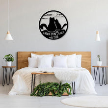 Load image into Gallery viewer, Metal Cat Silhouette Decoration Art
