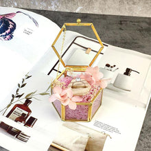 Load image into Gallery viewer, Hexagon Transparent Glass Jewelry Box
