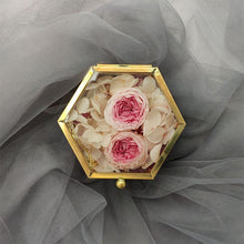 Load image into Gallery viewer, Hexagon Transparent Glass Jewelry Box
