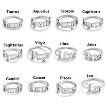 Load image into Gallery viewer, Twelve Zodiac Ring
