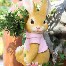 Load image into Gallery viewer, Garden Cartoon Rabbit Hanging Ornament
