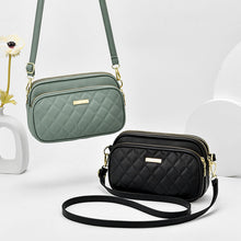 Load image into Gallery viewer, Triple Zip Crossbody Bag
