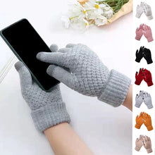 Load image into Gallery viewer, Jacquard Thick Touch Screen Gloves
