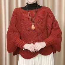 Load image into Gallery viewer, Bat Sleeve Knitting Shawl
