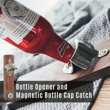 Load image into Gallery viewer, Bottle Opener and Magnetic Bottle Cap Catch
