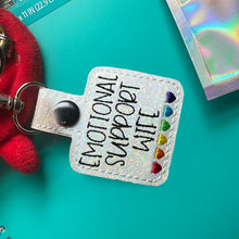 Load image into Gallery viewer, 🌈Emotional Support Rainbow Hearts Keychain💕
