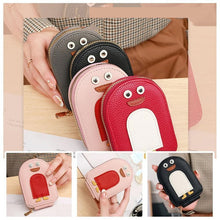 Load image into Gallery viewer, Cute Penguins PU Credit Card Coin Wallet
