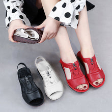 Load image into Gallery viewer, Solid Color Soft Sole Summer Sandals
