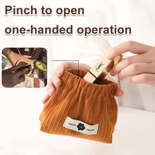 Load image into Gallery viewer, Corduroy Elastic Hair Tie Organizer

