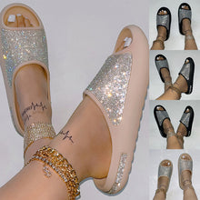 Load image into Gallery viewer, Women&#39;s Gorgeous Summer Rhinestone Slippers
