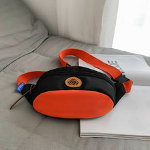 Load image into Gallery viewer, Trendy Color Contrast Messenger Chest Bag
