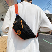 Load image into Gallery viewer, Trendy Color Contrast Messenger Chest Bag
