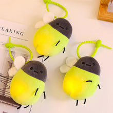 Load image into Gallery viewer, Interactive Firefly Plush Keychain
