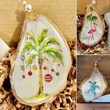 Load image into Gallery viewer, Oyster Shell Art Ornament
