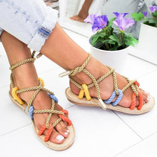 Load image into Gallery viewer, Roman Style Flat Sandals
