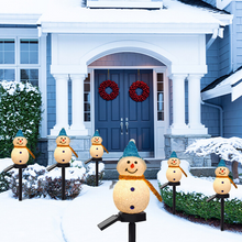Load image into Gallery viewer, Waterproof Solar Snowman Lamp
