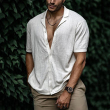 Load image into Gallery viewer, Men&#39;s Retro Casual Solid Color Shirt
