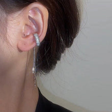 Load image into Gallery viewer, Cube Molecular Tassel Long Ear Clip
