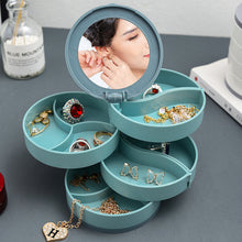 Load image into Gallery viewer, 4 Layers Rotatable Jewelry Storage Box
