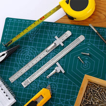 Load image into Gallery viewer, Stainless Steel Ruler with Detachable Clip
