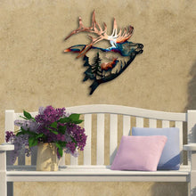 Load image into Gallery viewer, Rustic Style Wild Animals Metal Wall Decoration Art
